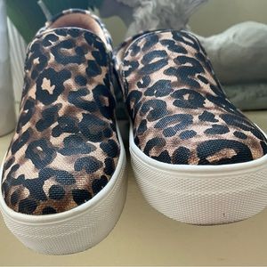 Steve Madden animal Print Fabric Slide On Sneakers